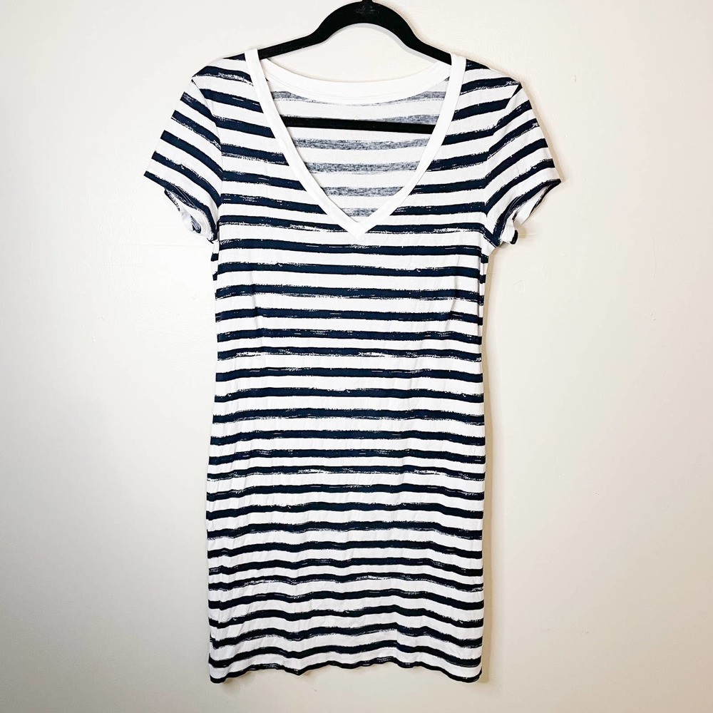 Banana Republic striped T shirt dress